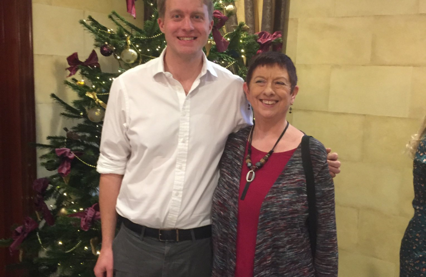 Dr Ben Spencer MP with June Seager