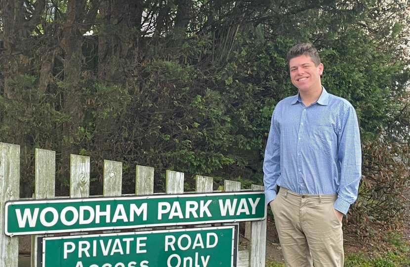 Max Darby is the Conservative candidate for Woodham and Row Town