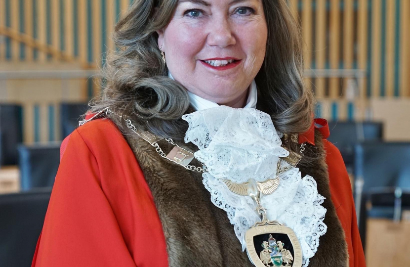 Cllr Shannon Saise-Marshall is Runnymede's 46th Mayor