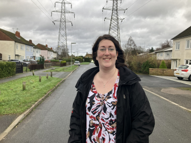 Cllr Jacqui Gracey in a part of her ward that will be regenerated